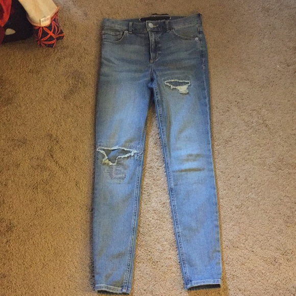Express High Rise Ankle length jeans - Picture 3 of 3